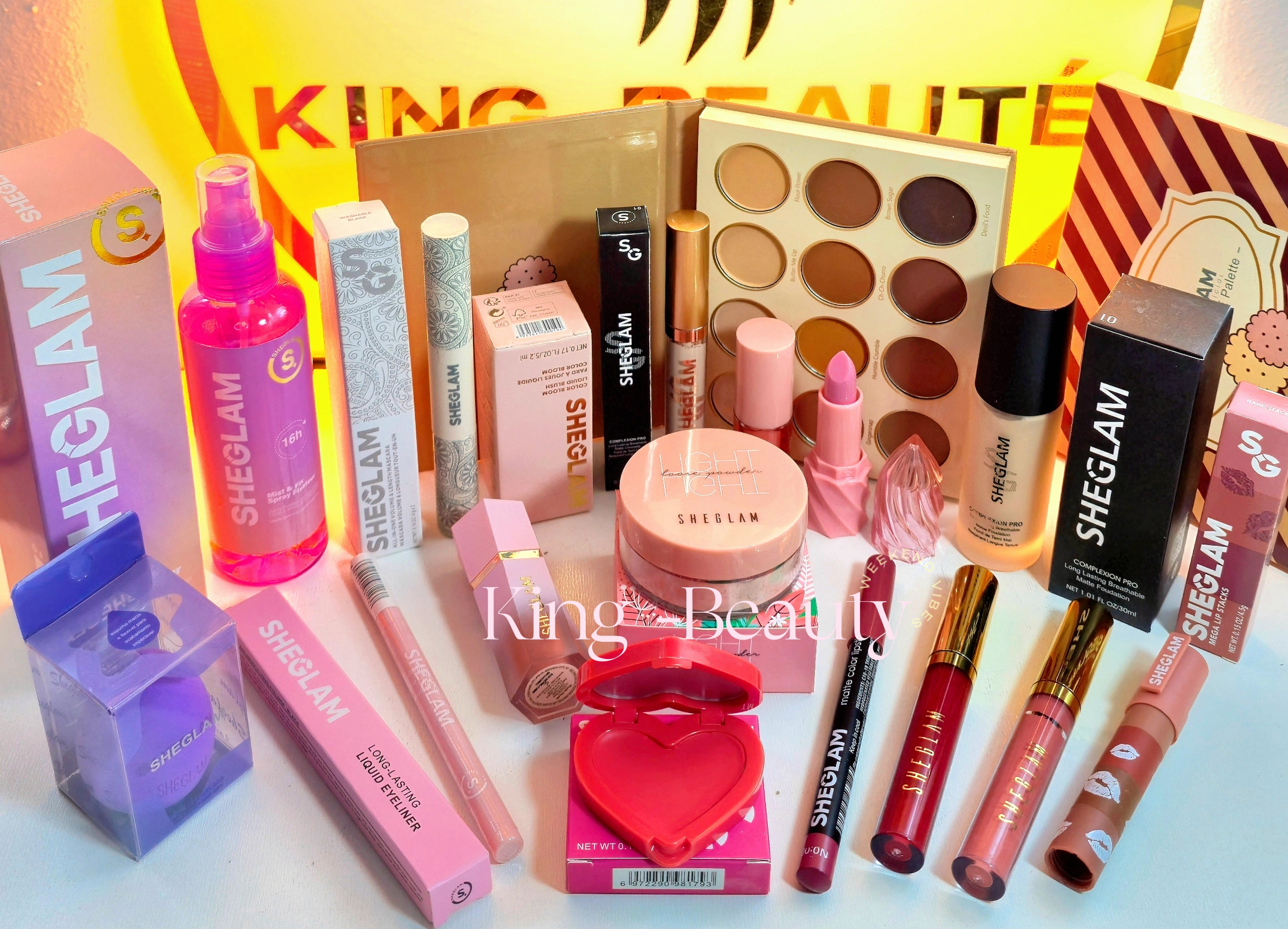 جمال كامل في 15 قطعة + هدية 🎁 ✨ Pack SHEGLAM Premium ✨